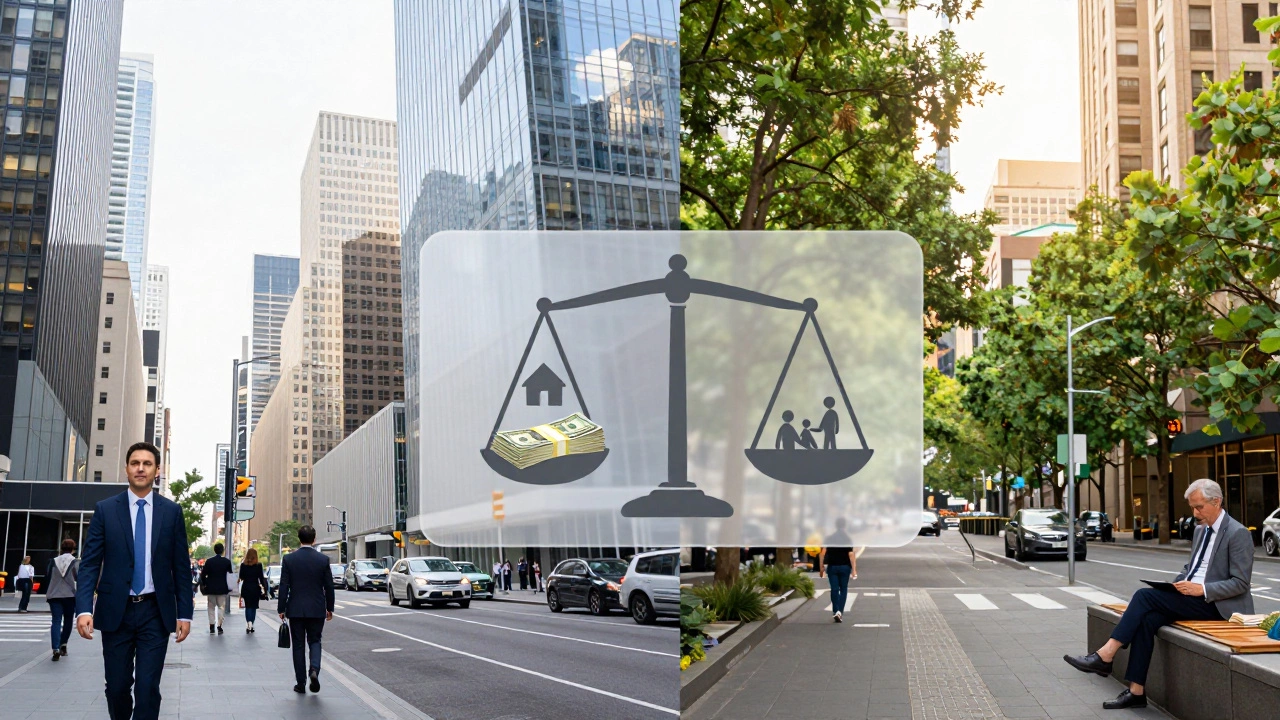 Comparison of NYC and Sydney lifestyles for MBA grads