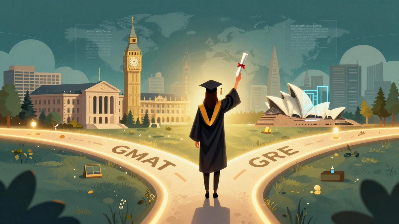 Graduate student choosing between scholarship paths globally