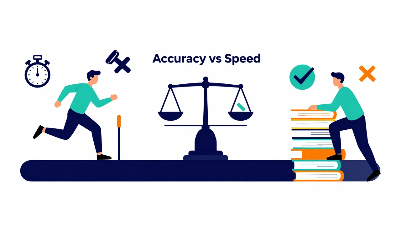 Illustration of strategic career paths: fitness, accuracy, and study overlap