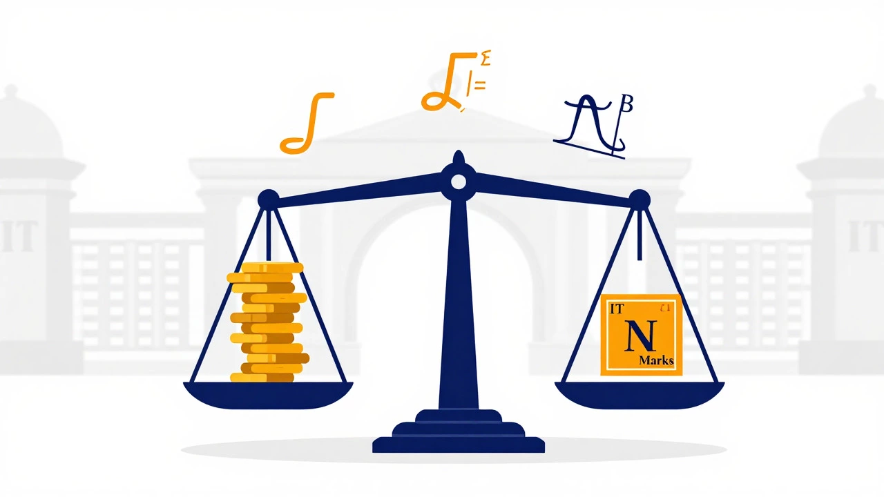 Balance scale symbolizing strategic exam preparation